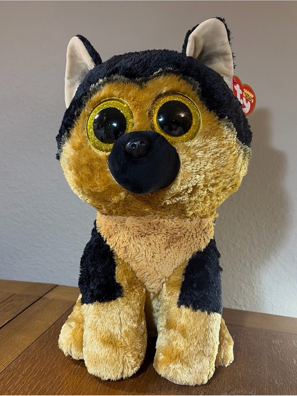 TY Beanie Boos - SPIRIT the German Shepherd Glitter Eyes Large 17”